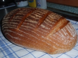 Bramborovo-pšenično-žitný chleba  / kváskový /