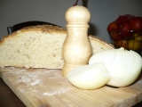 Bramborový chlebík babičky Bé s improvizovanou nivovou pomazánou pana  El, Bramborový, chlebík, babičky, Bé, improvizovanou, nivovou, pomazánou, pana, , El