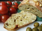 Bylinkovo-sýrový chléb bez pekárny, Bylinkovo-sýrový, chléb, bez, pekárny