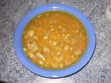 Hovězí polévka z játrovými knedlíčky
