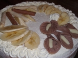 Lehký banánový dort, Lehký, banánový, dort