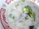 Lilková polévka s těstovinami