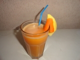 Mangový nápoj s mrkví
