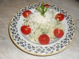Mascarpone špagety s brokolicí, Mascarpone, špagety, brokolicí