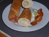 Olomoucký tvarůžkový hot dog