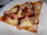 Polentová pizza