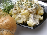 Slanečkovo bramborový salát s koprem, Slanečkovo, bramborový, salát, koprem