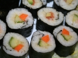 Sushi pro vegetariány a ne-konzumenty syrového masa, Sushi, vegetariány, ne-konzumenty, syrového, masa