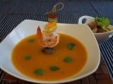 Thajská rybí polévka