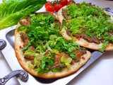 Turecka pizza (Lahmacun), Turecka, pizza, (Lahmacun)