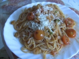 Vinná omáčka  s krevetami na špagety, Vinná, omáčka, , krevetami, na, špagety