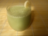 Banánový milkshake z čaje Matcha