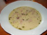Bílá fazolová polévka