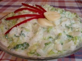 Bílý salát z čínského zelí s česnekem