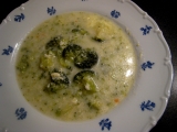 Brokolicová polévka se sýrem