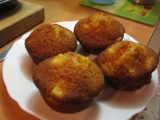 Broskvové muffiny, Broskvové, muffiny