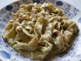 Celozrnné fettuccine s brokolicovo-gorgonzolovou omáčkou, Celozrnné, fettuccine, brokolicovo-gorgonzolovou, omáčkou