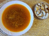 Cibulová polévka s česnekem