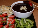 Čokoládové fondue, Čokoládové, fondue