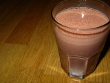 Čokoládovo jahodový smoothie