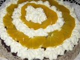 Čokoládovo-pomerančový dort
