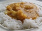 Curry s květákem a červenou čočkou, Curry, květákem, červenou, čočkou