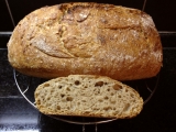 Domácí chleba bez hnětení v 2.0 (s droždím nebo kváskem), Domácí, chleba, bez, hnětení, 2.0, (s, droždím, nebo, kváskem)