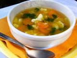Falešná slepičí polévka (z tykve)