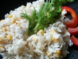 Fenyklové rizoto s kukuřicí a smetanou