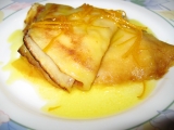 Flambované palačinky (Crêpes Suzette)