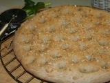 Focaccia se šalvějí z domácí pekárny, Focaccia, se, šalvějí, domácí, pekárny