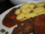 Gnocchi s roštenkami v italské omáčce, Gnocchi, roštenkami, italské, omáčce