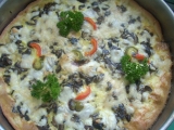 Houbová pizza