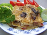 Houbové lasagne