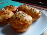 Houbové muffiny z listového těsta