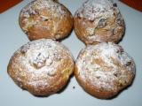 Jablečné muffiny s ořechy, Jablečné, muffiny, ořechy