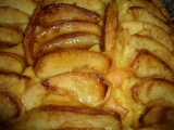 Jablečný koláč s karamelovým přelivem, Jablečný, koláč, karamelovým, přelivem