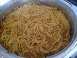 Jednoduché  špagety po milánsku.