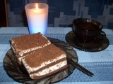 Kakaový dortík s krémem z mascarpone, Kakaový, dortík, krémem, mascarpone