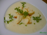 Kedlubnová nebo květáková mléčná polévka, Kedlubnová, nebo, květáková, mléčná, polévka