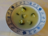 Kedlubnová polévka s brokolicí, Kedlubnová, polévka, brokolicí