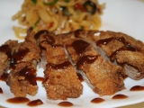 Kotleta na způsob japonského tonkatsu, Kotleta, na, způsob, japonského, tonkatsu