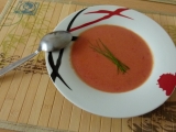 Krémová polévka z červené řepy, Krémová, polévka, červené, řepy