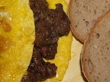 Kuřecí játra v omeletě, Kuřecí, játra, omeletě