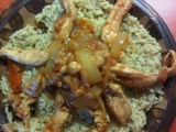 Kuřecí nudličky s petrželkovou rýží