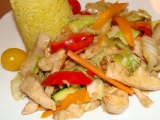 Kuřecí směs se zeleninou (čína) z woku