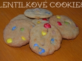 Lentilkové cookies, Lentilkové, cookies