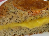 Mandlovo makový koláč s pomeranči