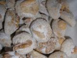 Ořechové  miňonky - cukroví, Ořechové, , miňonky, -, cukroví