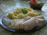 Pangasius na másle a bylinkách